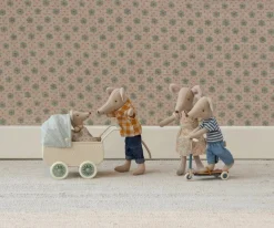 Maileg Barnevogn Med Baby Mus<Børn Bad, Leg & Interiør