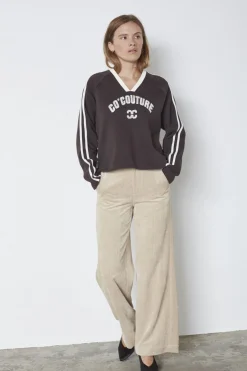 Co´Couture Batucc Coco V-Sweat 47001< Sweatsæt & Comfy Wear|Bluser & Skjorter