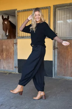 Black Colour Bcabu Balloon Pant 41023< Bukser, Jeans & Leggings