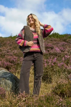 Black Colour Bcadria Multi Striped Jumper 1223< Strik|Bluser & Skjorter