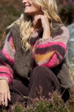 Black Colour Bcadria Multi Striped Jumper 1223< Strik|Bluser & Skjorter