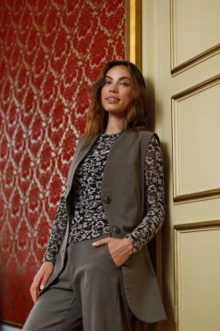 Bcavenue Long Vest*Black Colour