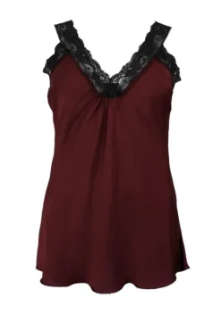 Black Colour Bcbea Black Lace Top 41045< T-Shirts & Toppe