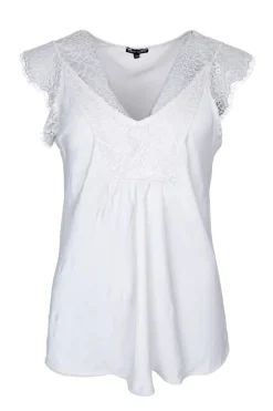 Black Colour Bcbilly Lace Top Vintage Dyed< T-Shirts & Toppe