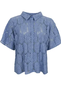 Bccosmos Ss Flower Shirt 40889*Black Colour Best