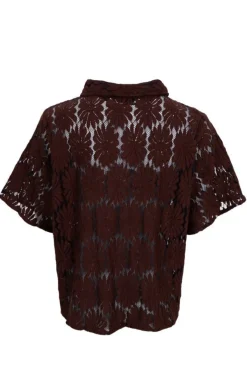 Bccosmos Ss Flower Shirt 40889*Black Colour Sale