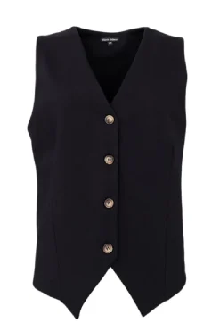 Black Colour Bcdavi Casual Vest 40991< Sæt 🛍️|Veste