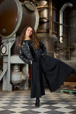 Black Colour Bcdavina Split Skirt 41040< Nederdele