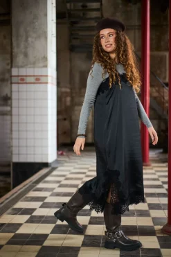 Bcevie Lace Strap Dress 41047*Black Colour Clearance