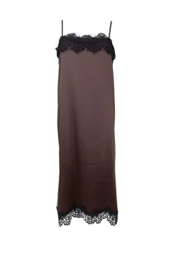 Black Colour Bcevie Lace Strap Dress 41047< Kjoler