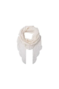 Black Colour Bcfarianna Triangle Lace Scarf 3650< Tørklæder