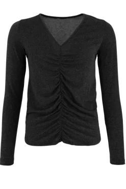 Bcfaye Lurex V-Neck Blouse*Black Colour Online