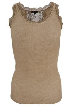 Black Colour Bcivy Rib Top< T-Shirts & Toppe