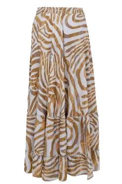 Bcluna Maxi Frill Skirt 39133*Black Colour