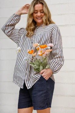 Bcmelina Linen Shorts 40575*Black Colour New