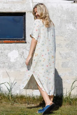 Black Colour Bcmelina Long Linen Dress 40412< Kjoler