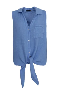 Black Colour Bcmelina Sleeveless Tie Shirt 40911< Bluser & Skjorter|Ammevenligt Tøj