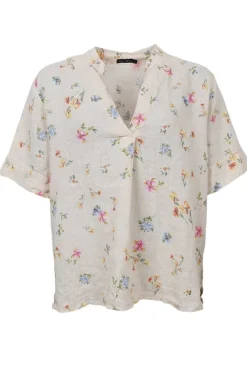 Bcmelina Ss Linen Blouse 40842*Black Colour Best