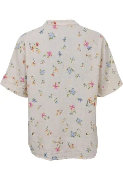 Bcmelina Ss Linen Blouse 40842*Black Colour Best