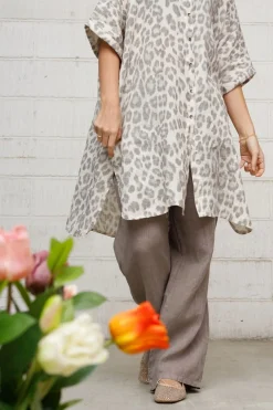 Bcmelina Wide Linen Pant 40843*Black Colour Outlet