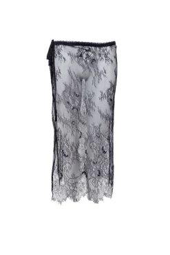 Black Colour Bcorianna Lace Tie Skirt 208424< Nederdele
