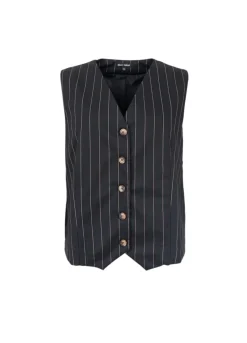 Black Colour Bcoxford Loose Vest 40944< Sæt 🛍️|Veste