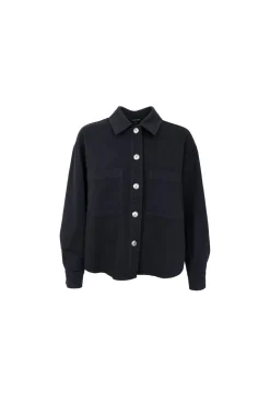 Black Colour Bctully Shirt Jacket 41011< Bluser & Skjorter
