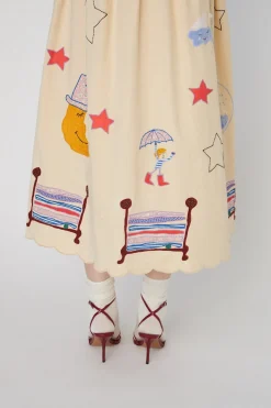 Stella Nova Bead Embellished Midi Dresshc54-4337< Kjoler