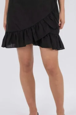 Neo Noir Bekka Linen Skirt< Nederdele