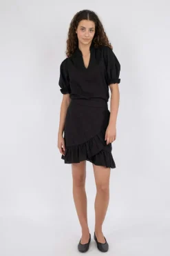 Neo Noir Bekka Linen Skirt< Nederdele
