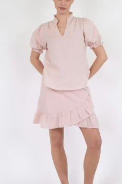 Neo Noir Bekka Linen Skirt< Nederdele