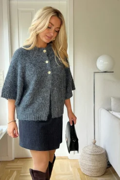 Neo Noir Benuta Fluffy Knit Cardigan 165816< Cardigans|Ammevenligt Tøj