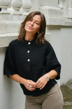 Neo Noir Benuta Fluffy Knit Cardigan 165816< Cardigans|Ammevenligt Tøj