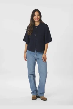 Benuta Fluffy Knit Cardigan 165816*Neo Noir Hot