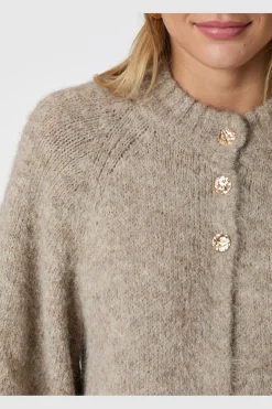 Neo Noir Benuta Fluffy Knit Cardigan 165816< Cardigans