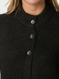 Neo Noir Benuta Fluffy Knit Cardigan 165816< Cardigans