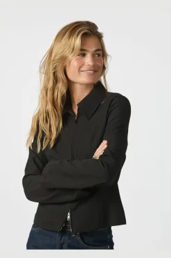 Bertha Structure Blouse 166897*Neo Noir Hot
