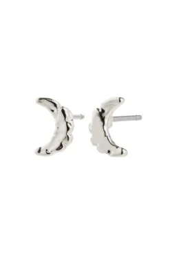 Between Moon Earrings Silver-plated 262536003*Pilgrim