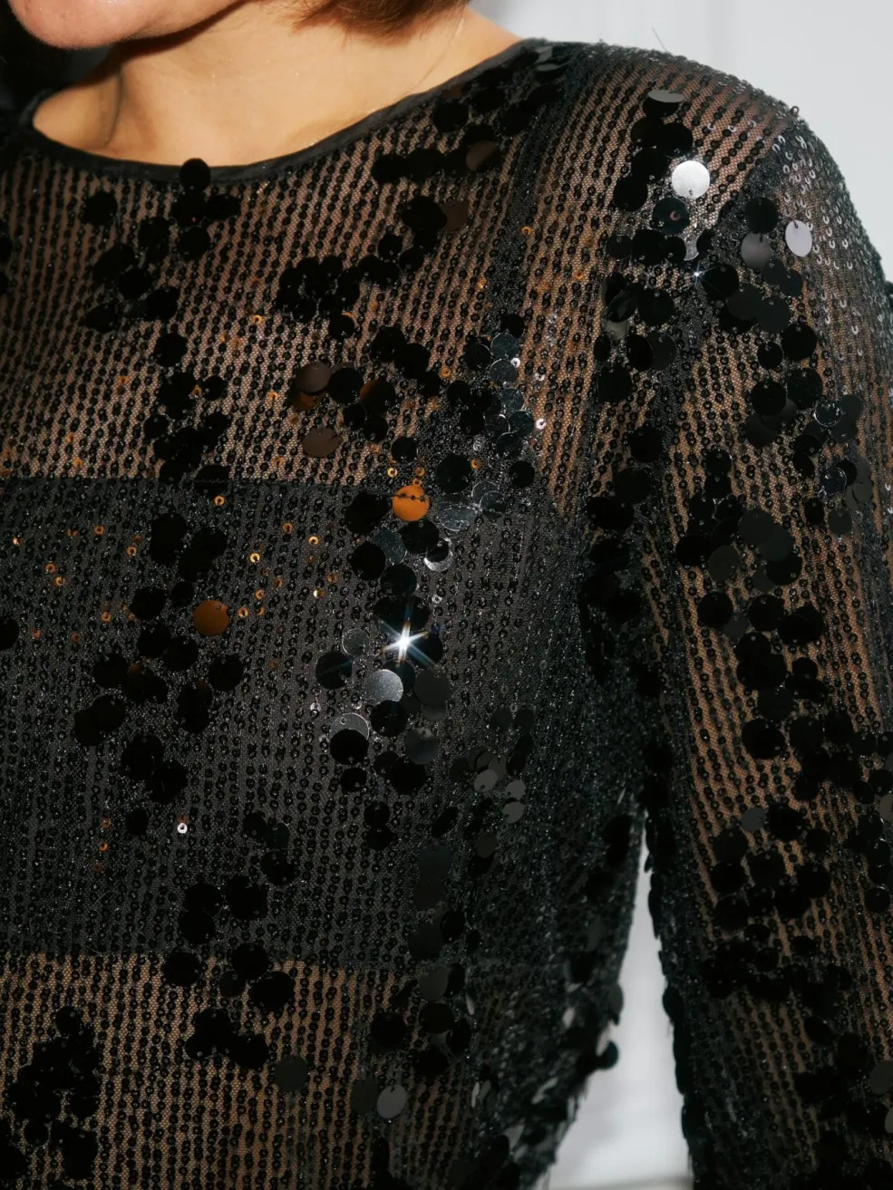 Neo Noir Blake Sequins Blouse 167011< Bluser & Skjorter