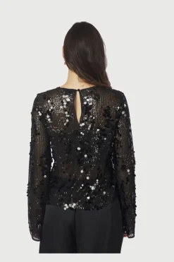 Neo Noir Blake Sequins Blouse 167011< Bluser & Skjorter