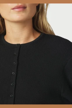 Briano Stitch Knit Cardigan 166423*Neo Noir Clearance