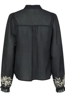 Brise Printed Voile Blouse*Neo Noir Hot