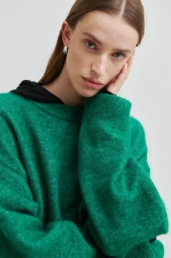 Second Female Brook Knit Drop Shoulder O-Neck 58894< Strik|Bluser & Skjorter