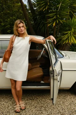 Neo Noir Bruna Ramie Dress 162899< Kjoler