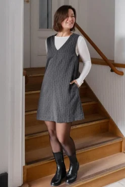 Caila Mini Dot Dress 167259*Neo Noir Discount