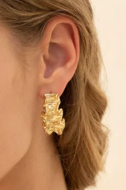 Mellow Moon Caitlyn Hoop Øreringe BS1308E0500< Øreringe