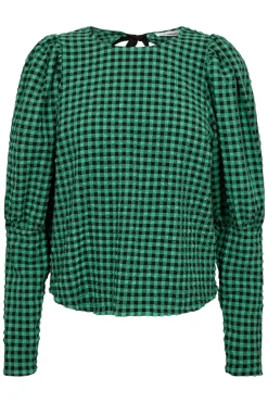 Calebcc Check Bow Blouse 35627*Co´Couture New