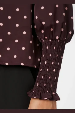 Neo Noir Camisa Dot Blouse 167161< Bluser & Skjorter|Ammevenligt Tøj