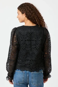 Neo Noir Candice Embroidery Blouse 163848< Bluser & Skjorter