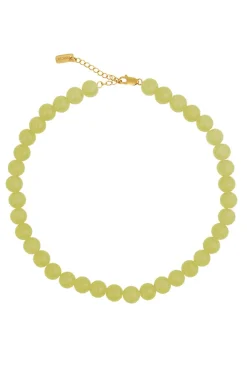 Candy Coral Lemon M Necklace VJ233-UNG-Y-M*House Of Vincent Sale